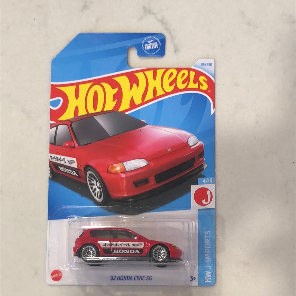 Mattel Red 92' Civic EG